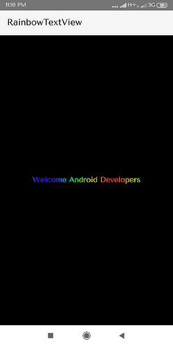 RainbowTextView